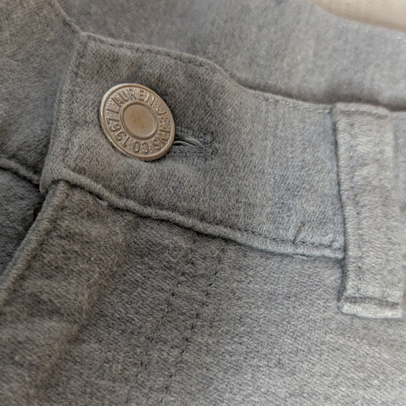 Lauren Ralph Lauren Gray Straight Leg Jeans Cotton Spandex Size 12 - Picture 4 of 12